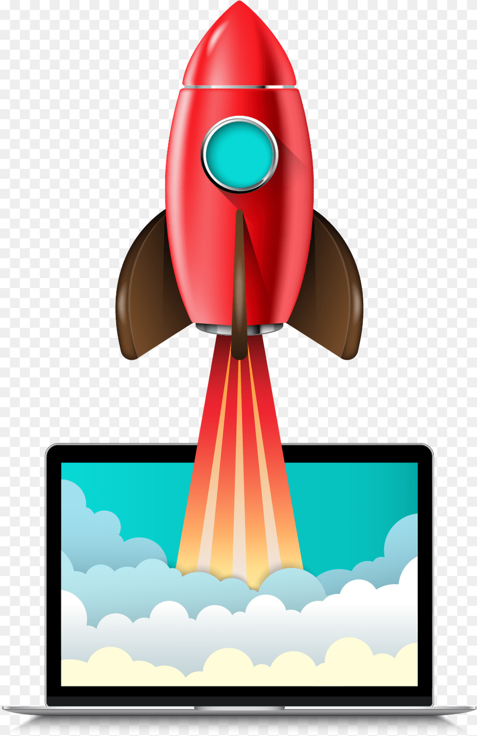 Software Development Clipart Career Development Illustration, Rocket, Weapon, Launch, Aircraft Png Image