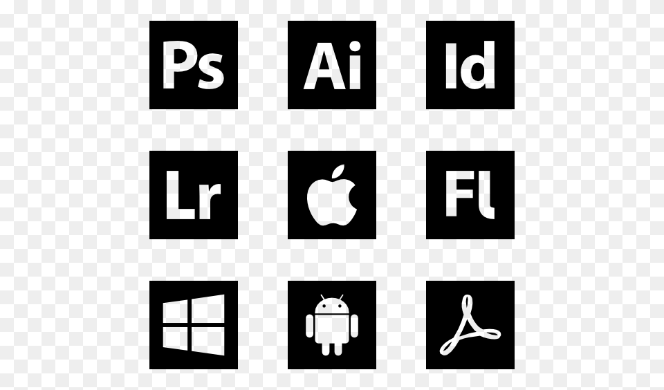 Software Icon Packs, Gray Png