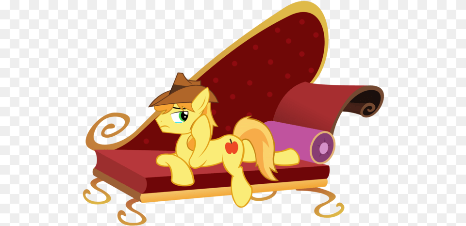 Sofunnyguy Braeburn Crying Edit Inverted Mouth, Furniture, Cartoon, Couch, Baby Free Png Download