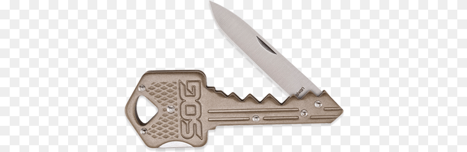 Sog Key Knife Folding Sog Key Knife Brass, Blade, Weapon, Razor Free Png Download