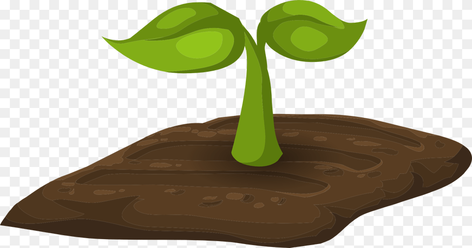 Soil Clip Art, Plant, Sprout, Leaf Free Png