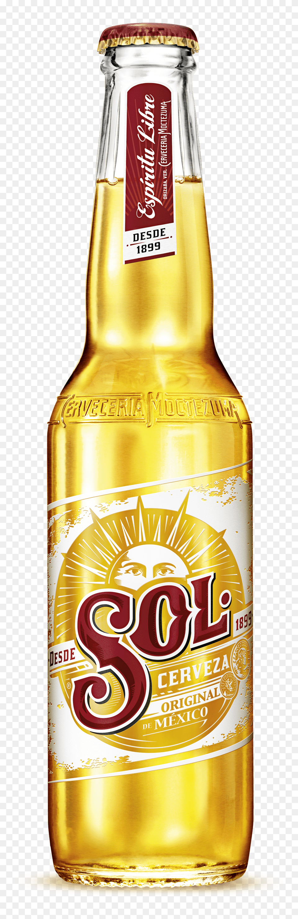 Sol Beer Bottle, Alcohol, Beverage, Beer Bottle, Lager Free Png Download