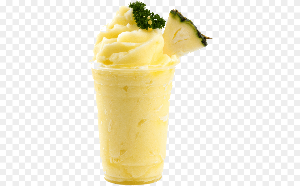 Sol Frozen Yogurt Pineapple Shake Ice Cream With Pineapple Shake, Beverage, Juice, Food, Fruit Free Png Download