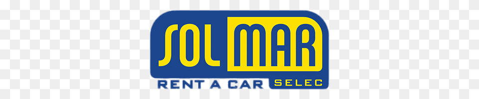 Sol Mar Rent A Car Logo, License Plate, Transportation, Vehicle, Scoreboard Free Png Download