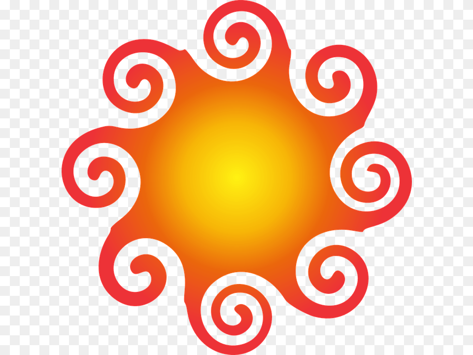 Sol Summer Heat Spiral Radius Beach Mar Sunset Sol De Praia, Lighting, Pattern, Dynamite, Weapon Png