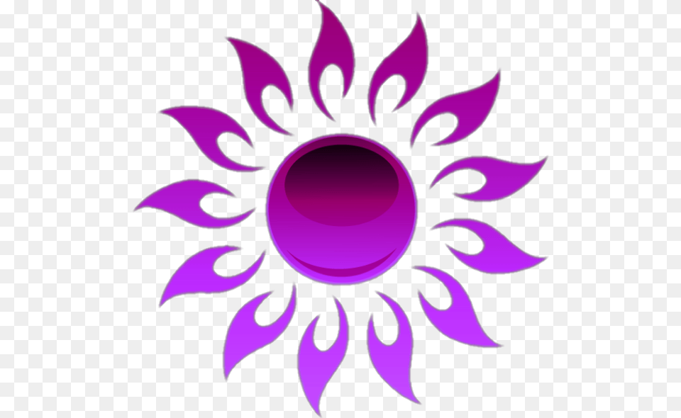 Sol Sun Flames Llamas Flamas Circulo Circle Crculo Sol Sin Fondo, Graphics, Art, Purple, Floral Design Free Png Download