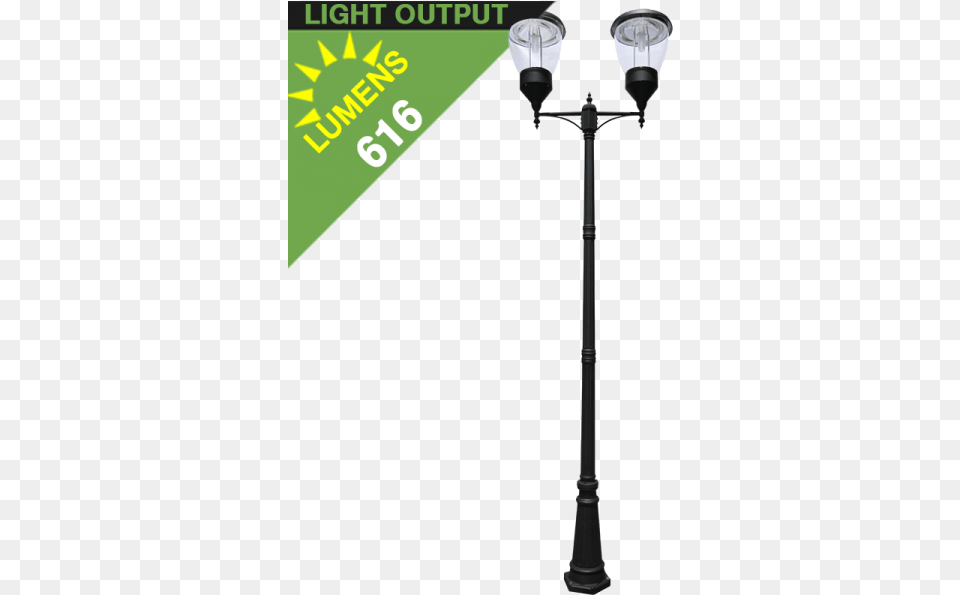 Solar Balmoral Double Lamp Post Light Light Column, Lamp Post Free Transparent Png