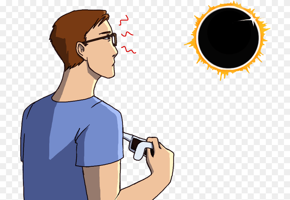 Solar Eclipse Gave Me Super Powers Solar Eclipse, Woman, Adult, Female, Person Free Png Download