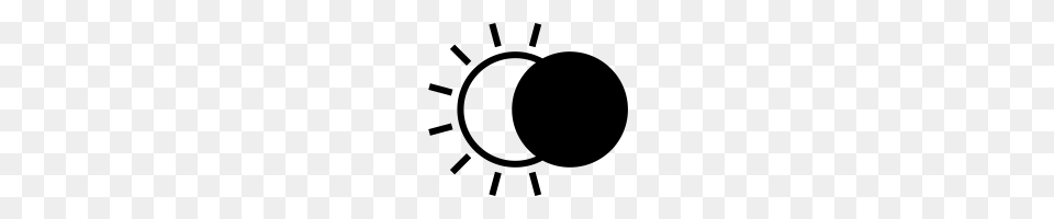 Solar Eclipse Icons Noun Project, Gray Free Transparent Png
