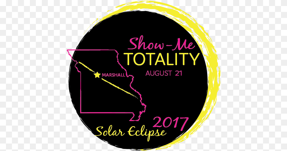 Solar Eclipse Missouri Logo, Chart, Plot, Purple, Text Free Png
