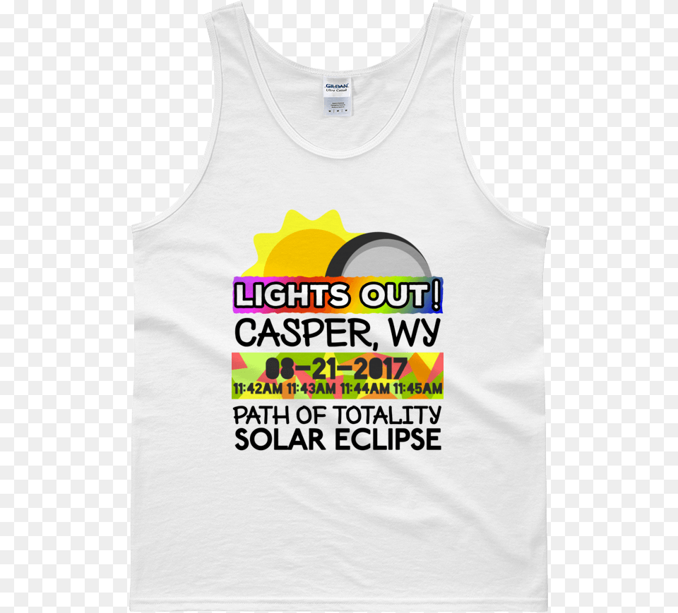 Solar Eclipse Tank Top Active Tank, Clothing, T-shirt, Tank Top, Undershirt Png