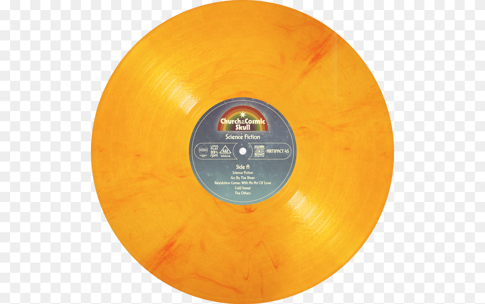 Solar Flare Edition Vinyl Transparent Orange Vinyl Record, Disk, Dvd Png