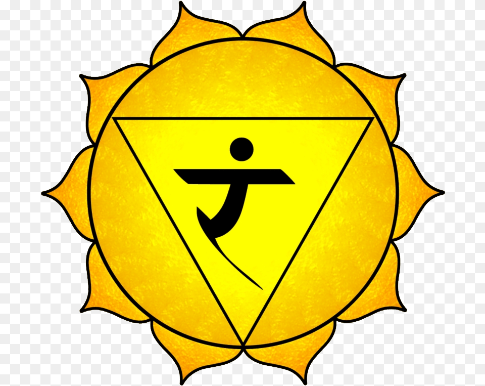 Solar Plexus Chakra Chakra Manipura, Symbol, Leaf, Plant, Badge Free Png Download