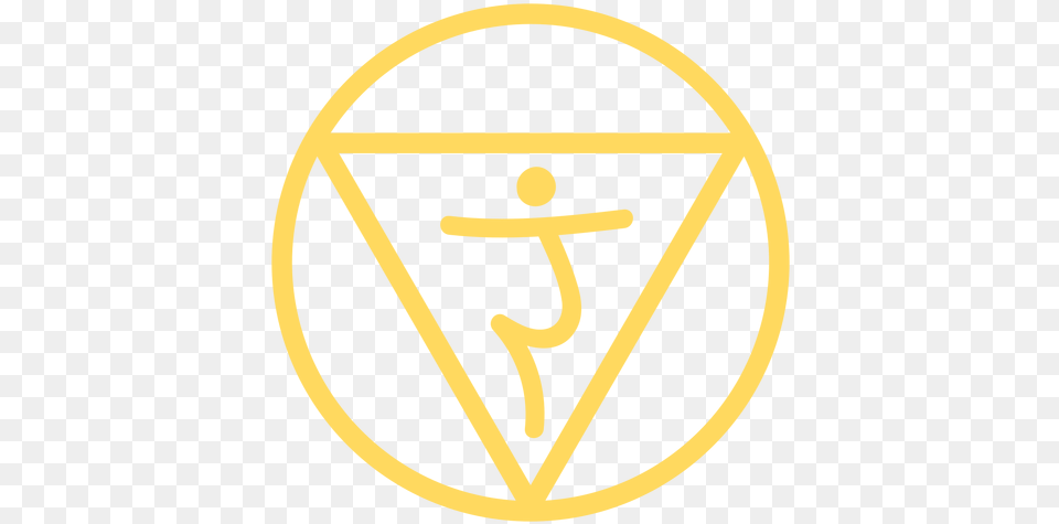 Solar Plexus Chakra Line Icon Transparent U0026 Svg Vector Transparent Occult Symbol, Sign Png Image