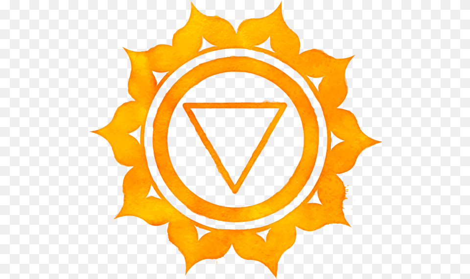 Solar Plexus Chakra Manipura Chakra, Logo, Badge, Symbol, Leaf Free Png