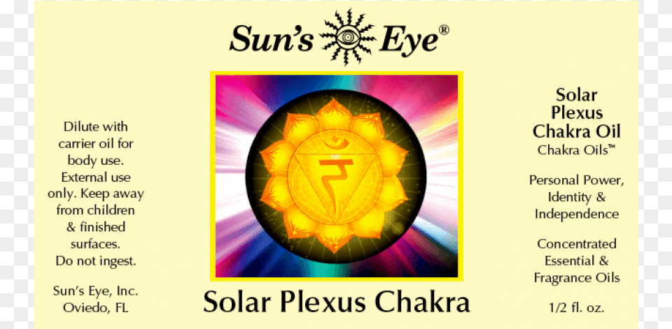 Solar Plexus Chakra Oil At Mystic Convergence Metaphysical Circle, Advertisement, Poster, Text Png