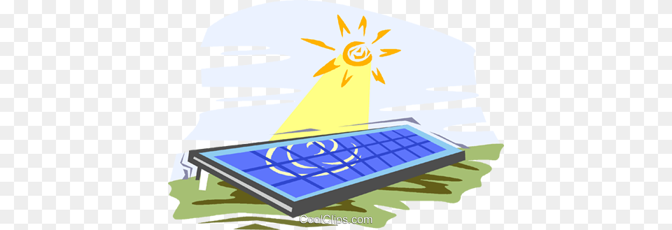 Solar Power Royalty Vector Clip Art Illustration, Electrical Device Free Png