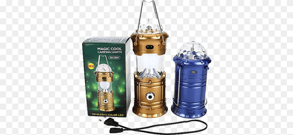 Solar Rechargeable Lantern With Disco Light Magic Cool Camping Lights, Lamp Free Png Download