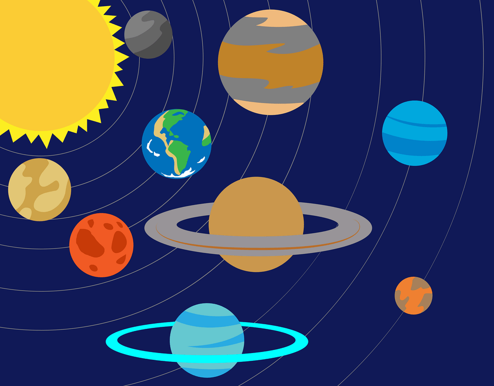 Solar System Clipart, Astronomy, Outer Space, Planet, Sphere Png Image