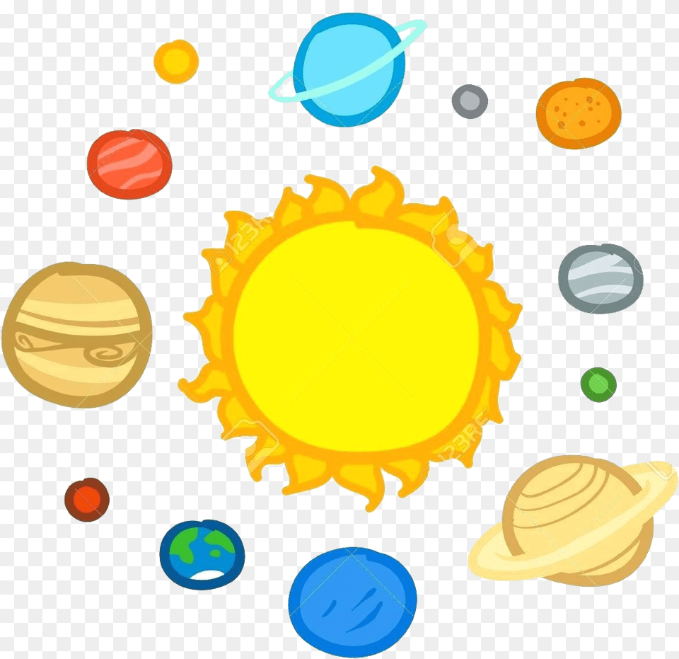 Solar System Planet Transparent Image Solar System Clipart, Outdoors, Sky, Sun, Nature Free Png Download