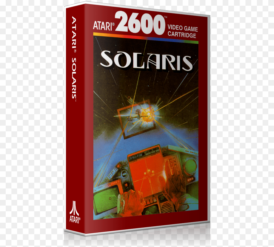 Solaris Atari 2600 Box, Book, Publication, Advertisement, Poster Free Png