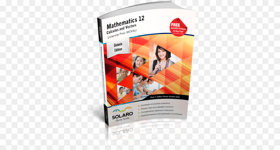 Solaro Study Guide Mathematics 12 Advanced Functions, Advertisement, Poster, Person, Girl Free Png
