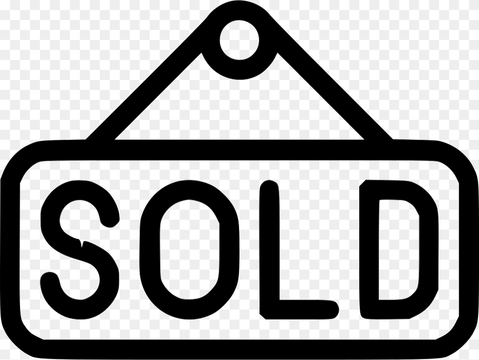 Sold Hanger Icon Download, License Plate, Transportation, Vehicle, Symbol Free Transparent Png
