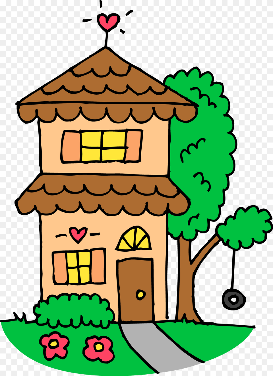 Sold House Clip Art, Food, Sweets, Neighborhood, Baby Png Image