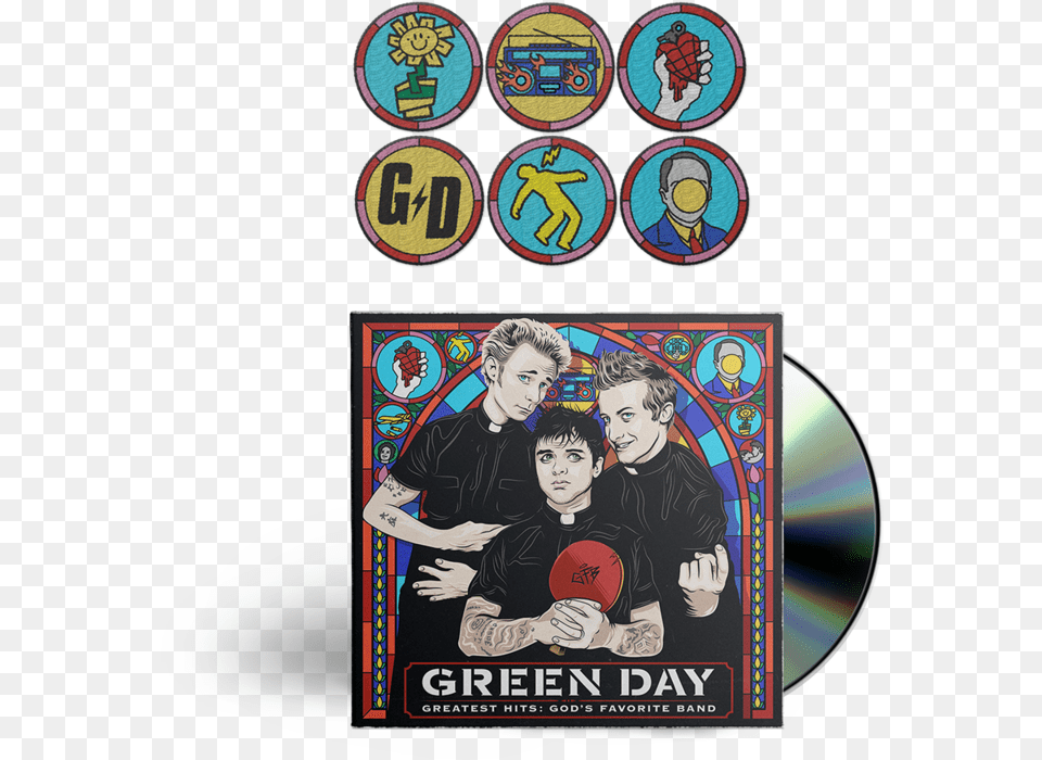 Sold Out Altar Boy Cd Bundle Green Day God39s Favorite Band, Adult, Person, Baby, Man Png Image