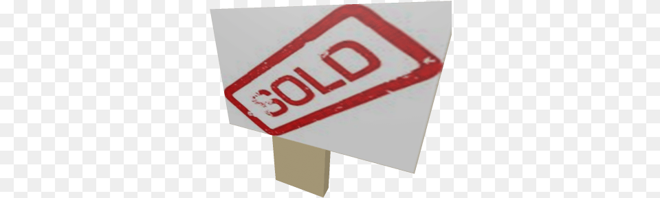 Sold Sign Roblox Sign, Symbol, Road Sign Png
