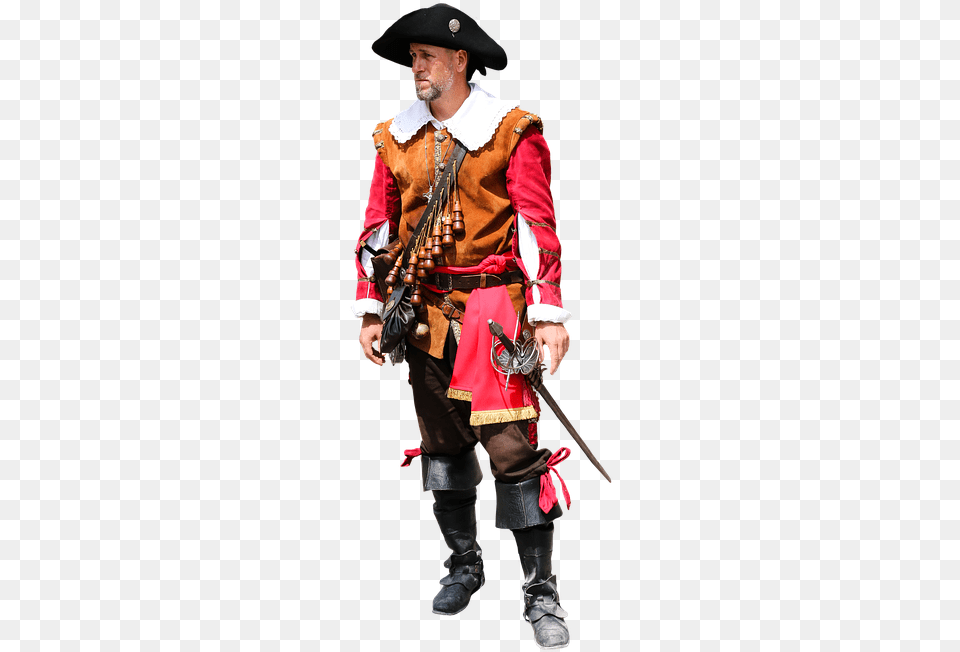 Soldier, Person, Clothing, Costume, Pirate Free Png Download