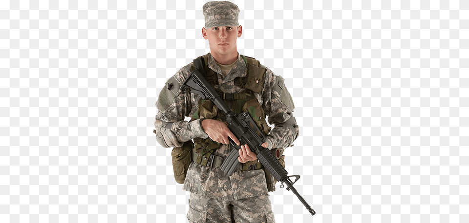Soldier, Military, Military Uniform, Weapon, Gun Png Image