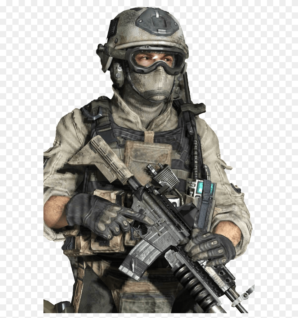 Soldier, Helmet, Weapon, Gun, Adult Free Png
