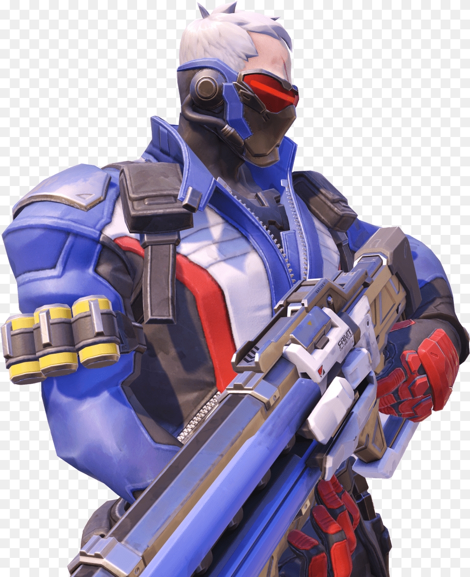 Soldier 76, Adult, Male, Man, Person Free Png