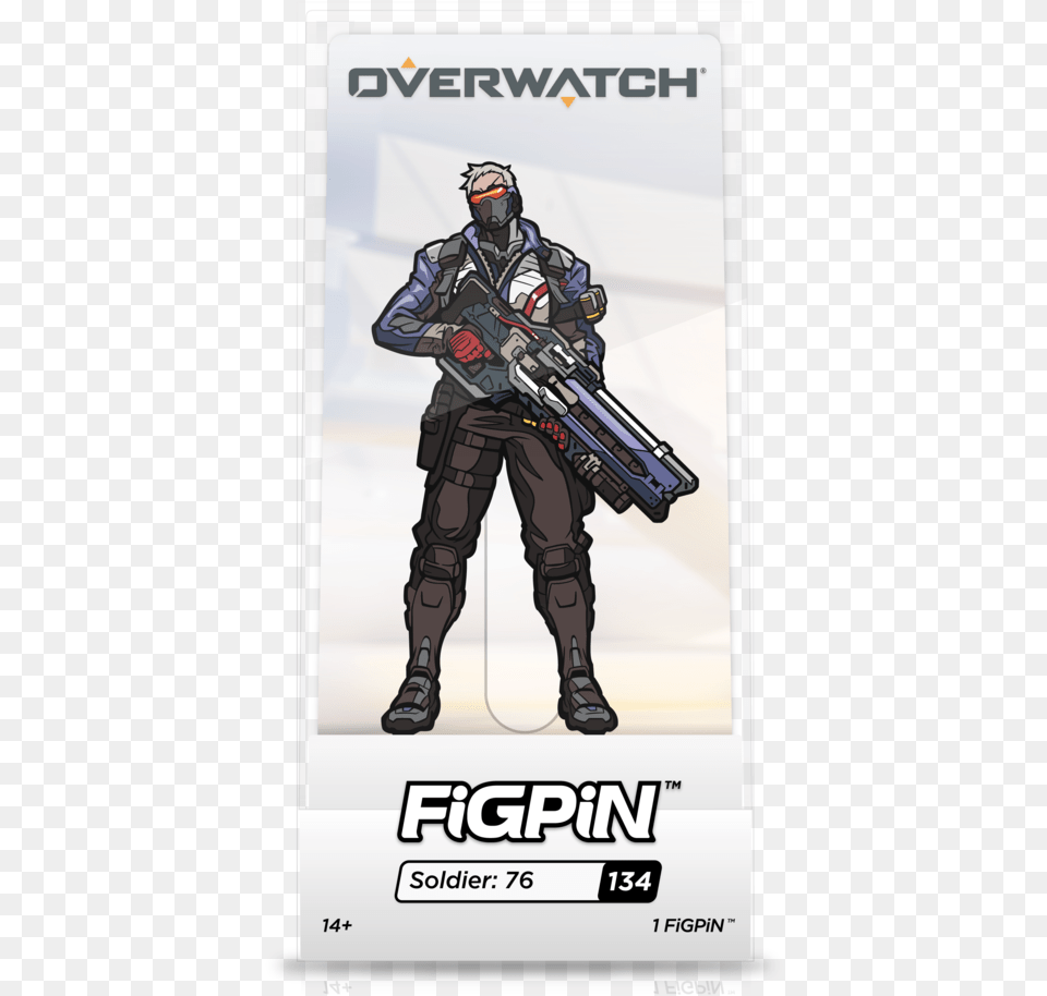 Soldier 76 Figpin, Advertisement, Book, Comics, Publication Free Png Download