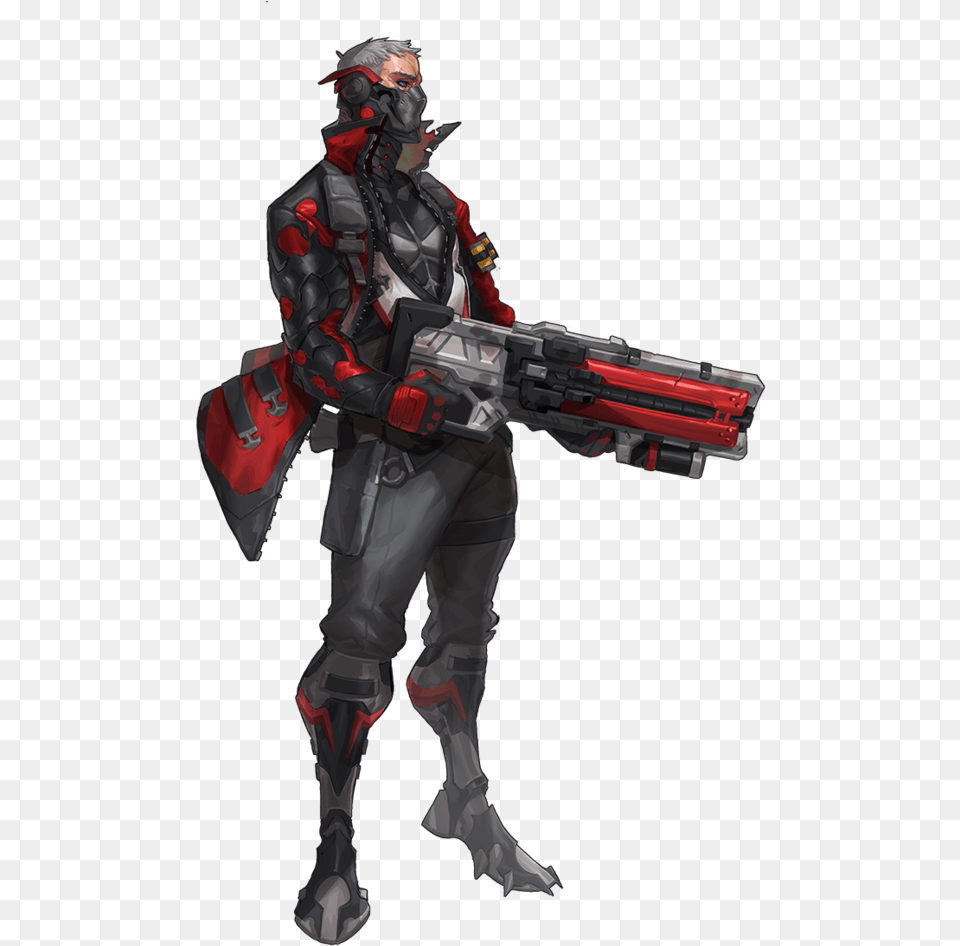 Soldier 76 Mask Overwatch Blackwatch Soldier, Adult, Male, Man, Person Png Image