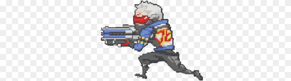Soldier 76 Soldier 76 Spray Soldier 76 Pixel Spray, Baby, Person, People, Face Png Image