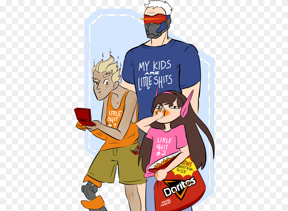 Soldier 76 X Junkrat, T-shirt, Book, Publication, Clothing Free Png