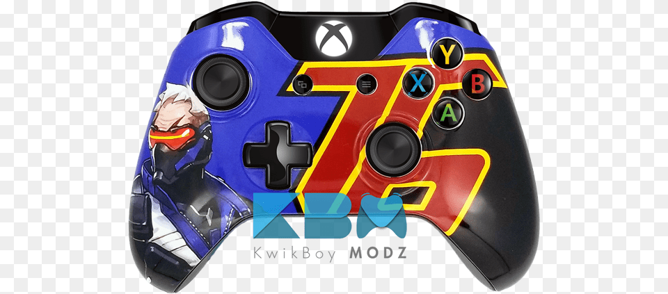 Soldier 76 Xbox One Controller Xbox One X Controller Custom, Electronics, Joystick Png