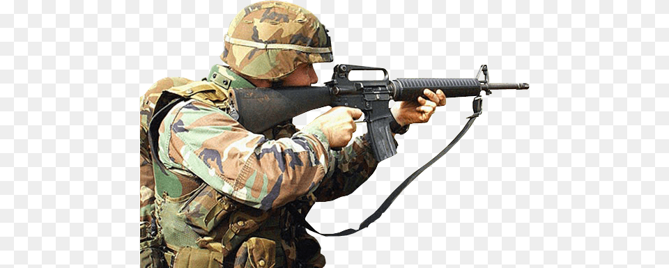 Soldier, Firearm, Gun, Rifle, Weapon Free Transparent Png