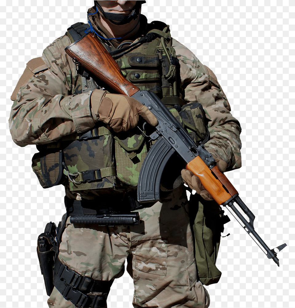 Soldier Ak47 Ak, Weapon, Firearm, Gun, Rifle Png Image