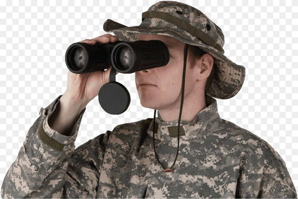 Soldier Binoculars Download, Photography, Person, Man, Male Free Transparent Png