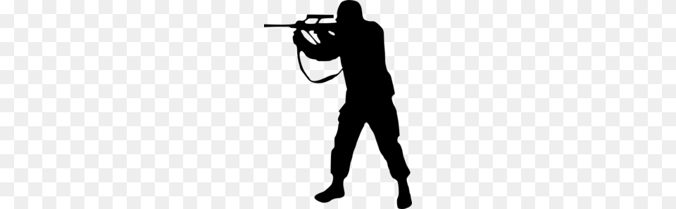 Soldier Clip Art, Gray Free Png Download
