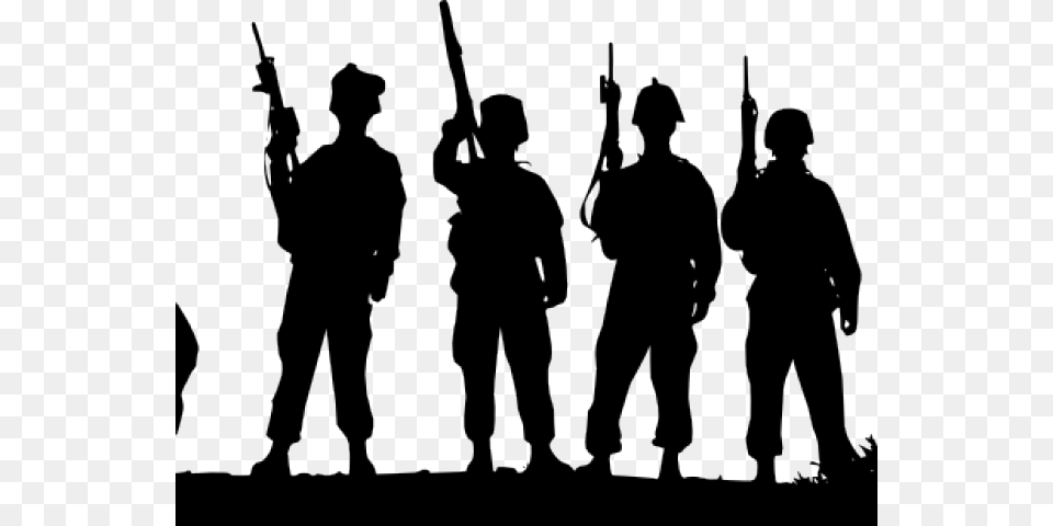 Soldier Clipart Ww1 Army Soldier Svg, People, Person, Silhouette, Adult Png Image