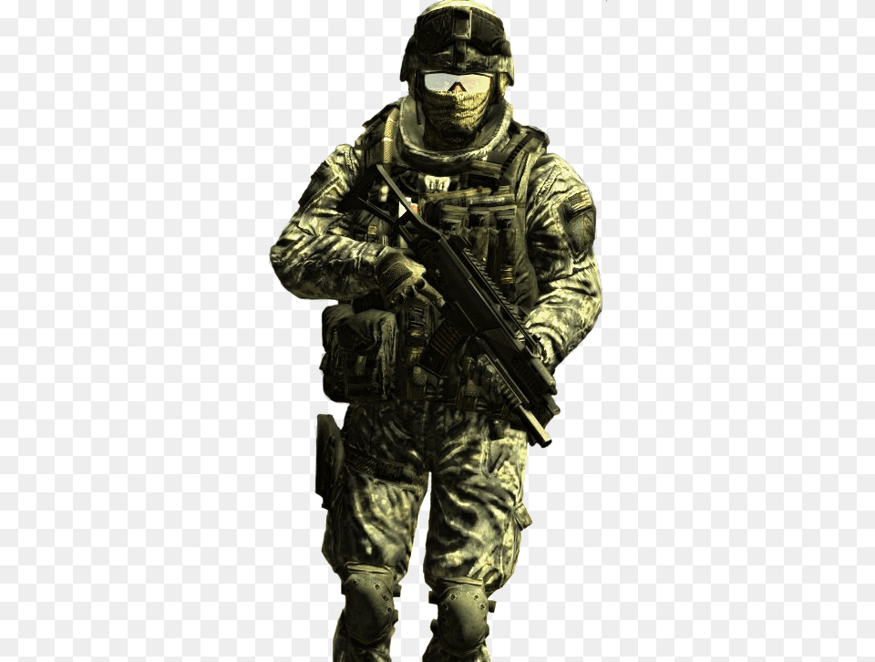 Soldier Cod Mw2 James Ramirez, Adult, Person, Man, Male Png