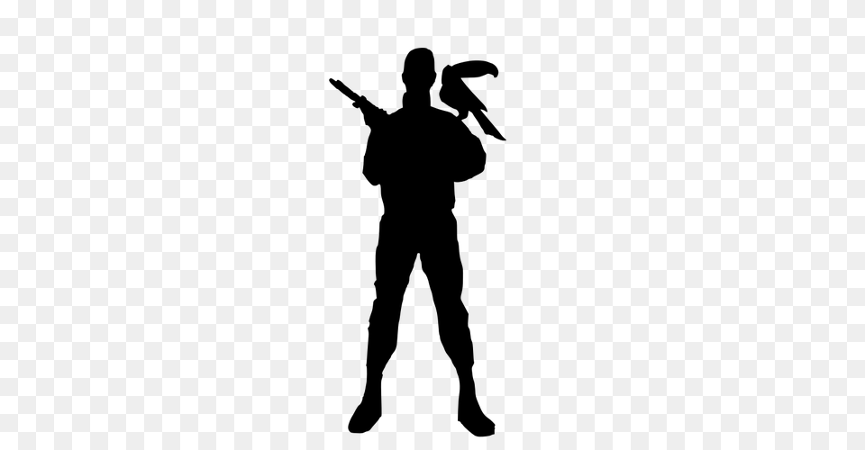Soldier Clipart, Gray Free Transparent Png