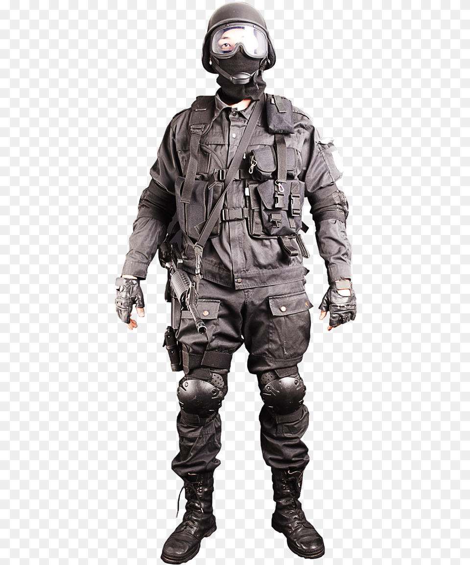 Soldier Pic Soldat V Protivogaze, Adult, Male, Man, Helmet Png Image