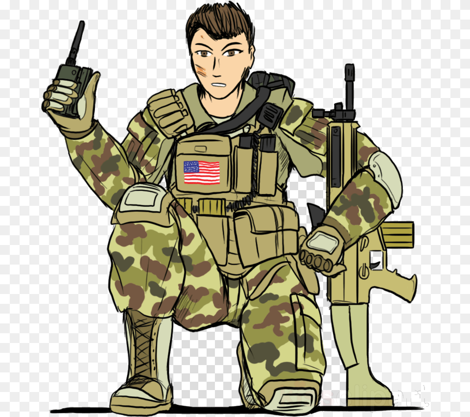Soldier Police Uniform Clipart Cartoon Army Transparent Daniel Recker, Military, Military Uniform, Adult, Male Png Image