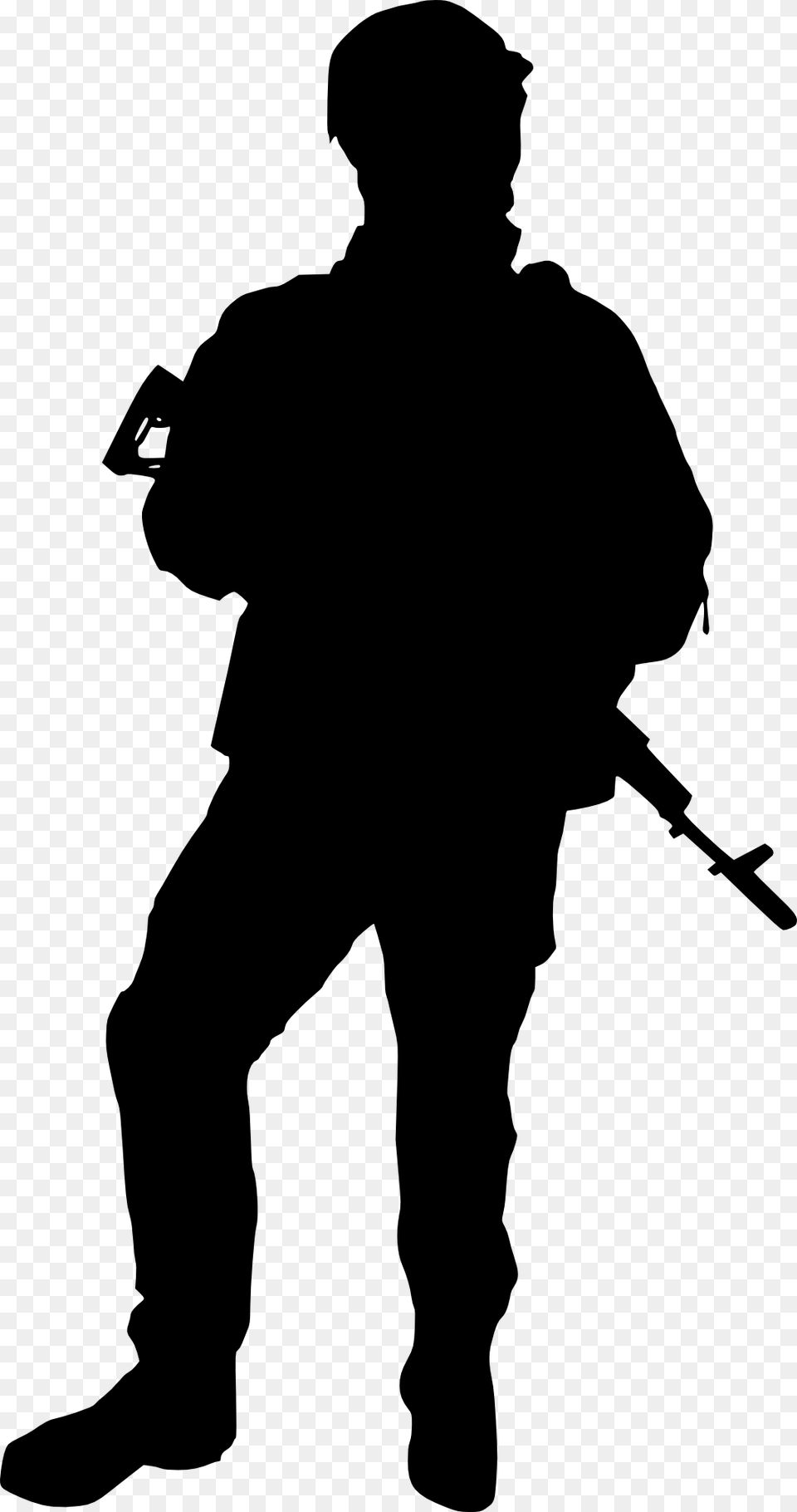Soldier Silhouette, Adult, Male, Man, Person Free Png Download
