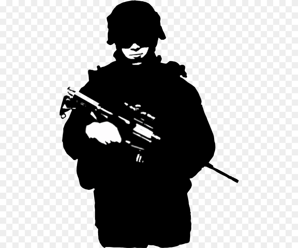 Soldier Silhouette Google Search Clipart Silhouette Soldier Clipart, Person, Stencil, Firearm, Weapon Free Transparent Png